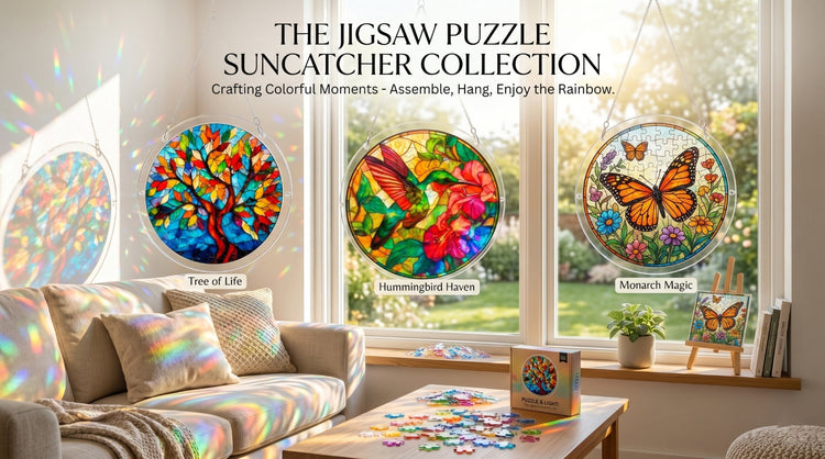 Jigsaw Puzzle Suncatcher