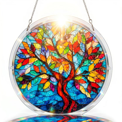 attrape soleil arbre de vie en acrylique