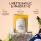 Bougie Parfumée "Symphonie de la Nature" avec Mèche en Bois – Collection Velunest