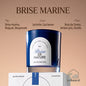 Bougie Parfumée "Symphonie de la Nature" avec Mèche en Bois – Collection Velunest